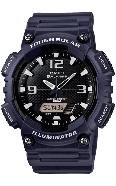 casio tough solar adjust time