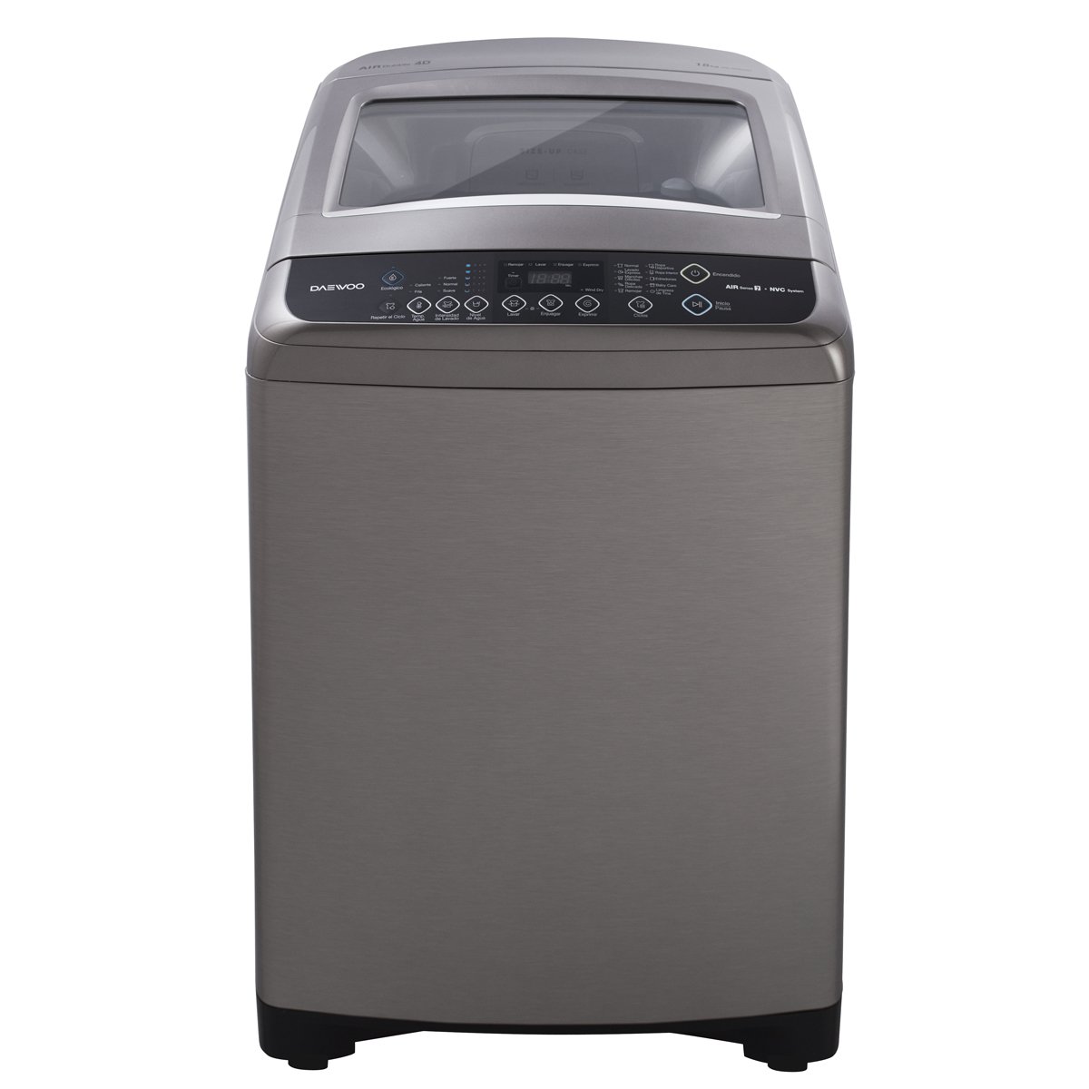 LAVADORA DAEWOO SUPERIOR 18K DWFDG362ASE1 INOX Me