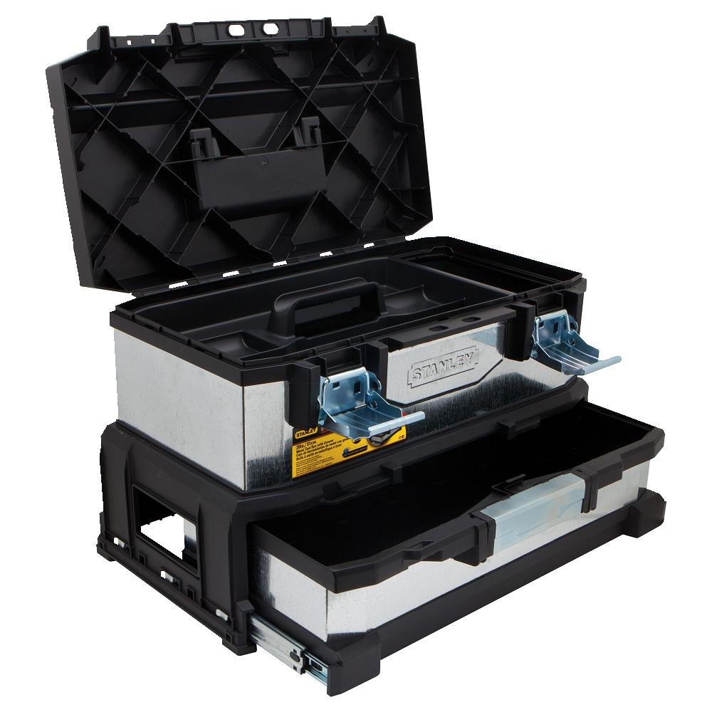 Caja de herramientas 20" FATMAX Metal/Plástico con cajón | SEARS.COM.MX