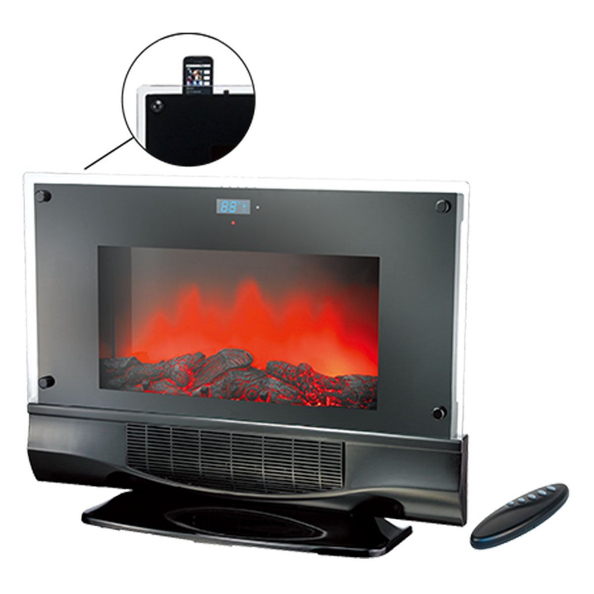 CALEFACTOR ELÉCTRICO CON EFECTO DE CHIMENEA | SEARS.COM.MX - Me entiende!