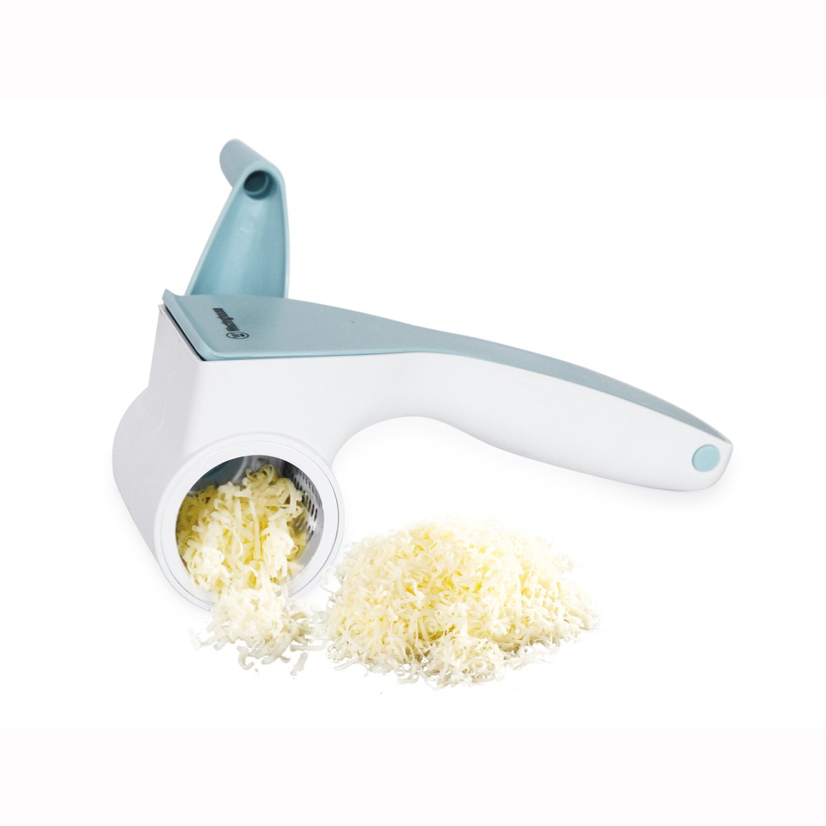 Rallador de queso giratorio azul Me entiende!