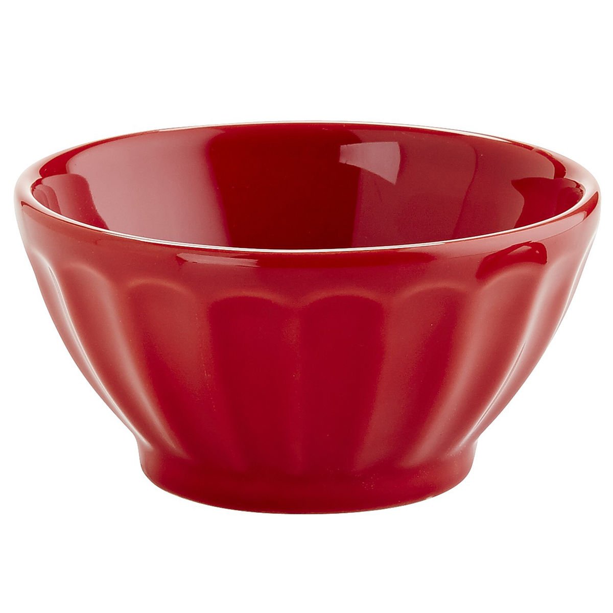 Bowl Red Ribbed Pier 1 Imports Me entiende!