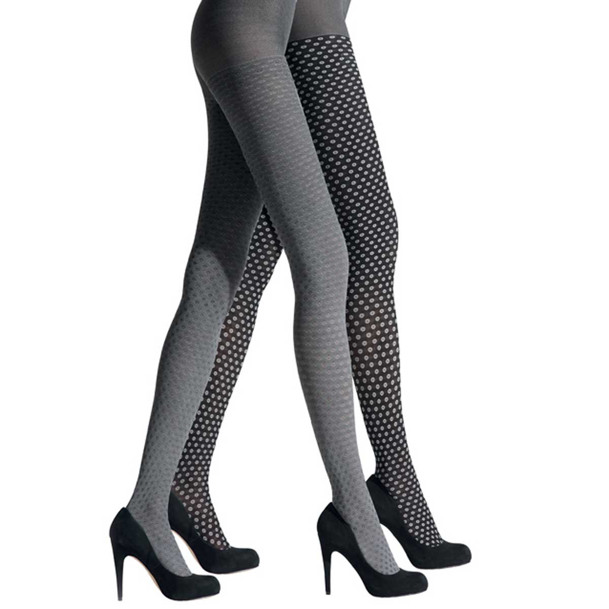 Pantimedia doble vista puntos grandes Me entiende!