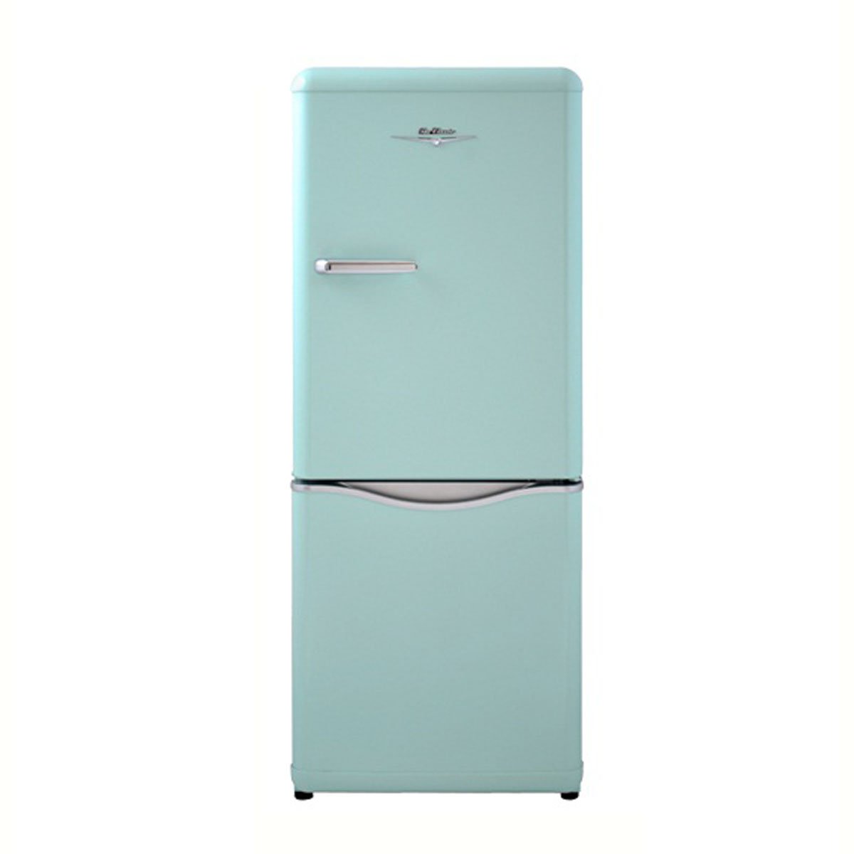 REFRIGERADOR DAEWOO BOTTOM MOUNT 5 PIES MENTA CON ACABADOS EN CROMO