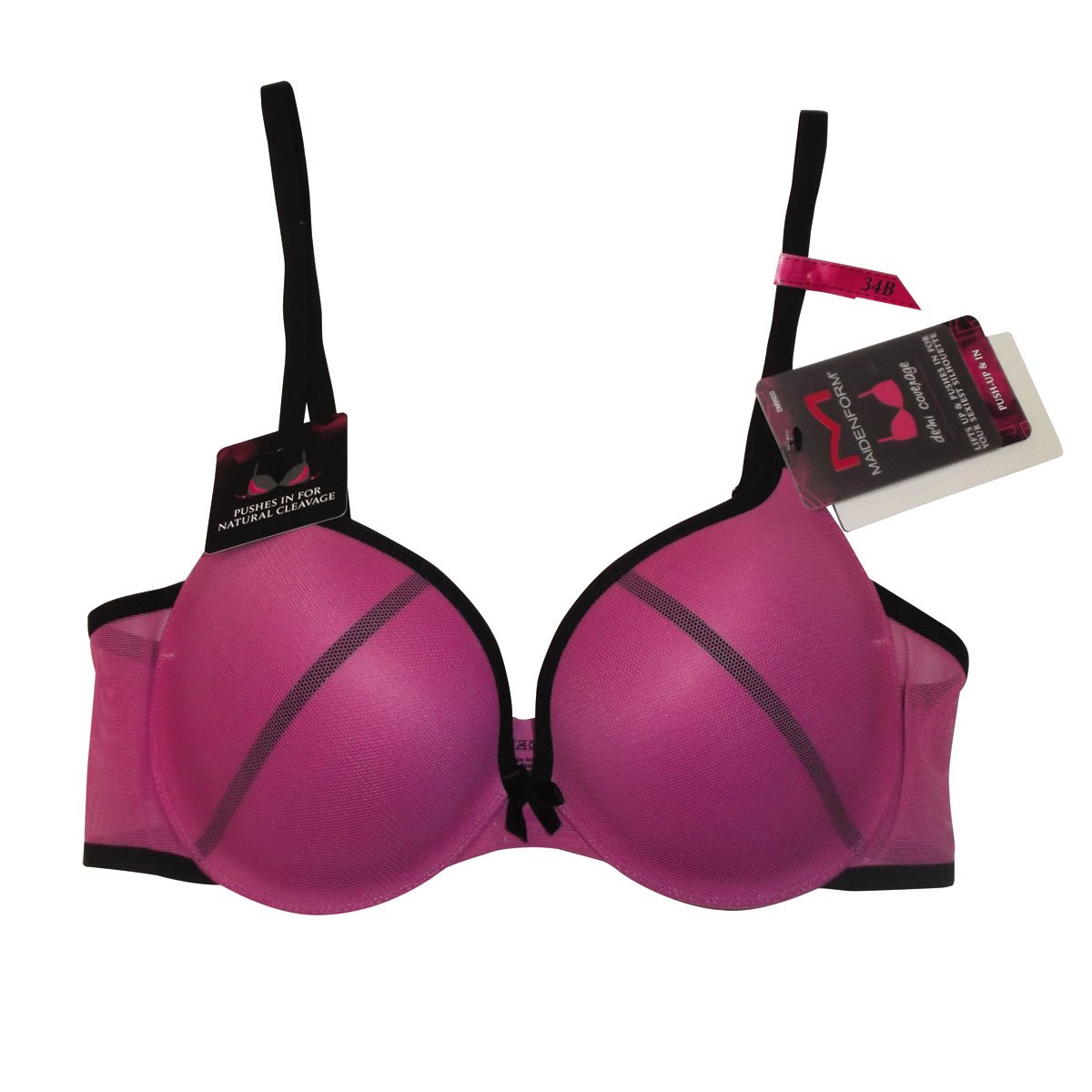 BRA DEMI PUSH UP C/MESH LOVE THE LIFT MAIDENFORM | SEARS.COM.MX - Me ...