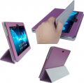 HappyZone PU Leather Case with Build in Stand For Sony Xperia Tablet S (SGPT121US/SGPT122US/SGPT123US) - Purple