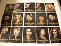 Twilight Breaking Dawn Series 2 promo card set of 15 cards - SDCC 2012