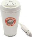 Powerline By Original Power 0900-66 200-Watt Coffee Cup Inverter with USB Charging Port and Two Outlets