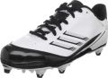 adidas Men's Scorch X Low D Football Cleat,White/Black/White,16 M US