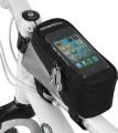 Bicycle Bike Cycling Roswheel Frame Pannier Bag Front Tube Bag Phone Cell 100g Silver