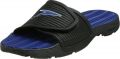 Speedo Men's Pool Slide,Black/Royal,13 M