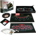 Trademark Poker 4-in-1 Casino Game Table Roulette, Craps, Poker, Blackjack