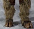 Beast or Goat (Satyr) Hooves (Brown) Hoof-Hearted Feet Adult Costume Accessory