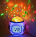 Lily's Home Starry Night Projector and Sound Shooter. With 6 Lullabies and 4 Nature Sounds. Large LCD Alarm Clock