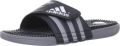 adidas Men's Adissage Slide Sandal,Tech Onyx/Tech Grey/White,9 M US