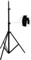 Cowboystudio 9 feet Heavy duty Cushioned Premium Black Light Stand for Video, Portrait, and Product Photography