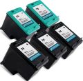 Printronic Remanufactured Ink Cartridge Replacement for HP 74 HP 75 CB335WN CB337WN (3 Black 2 Color) 5 Pack