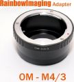 Rainbowimaging Olympus OM Lens to Micro 4/3 Four Thirds System Camera Mount Adapter, Olympus PEN E-P1, Panasonic Lumix DMC-GF1, GH1, G1