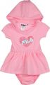 Fila "Glitter Heart" Dress with Diaper Cover (Sizes 12M - 24M) - pink, 24 months