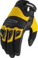 ICON TWENTY-NINER - YELLOW SMALL - MEN'S MOTORCYCLE GLOVE - NEW