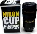ZOOM-ABLE! Coffee Mug in the Shape of Nikon 24-70 Lens, Interior is Stainless