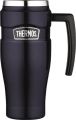 Thermos Stainless King 16-Ounce Leak- Proof Travel Mug with Handle, Midnight Blue