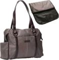 KF Baby SwaNk Diaper Bag, Brown, with Changing Pad and kilofly Mini Gift-for-You Card