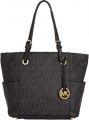 Michael Kors Mendium Jet Set Womens Handbag Style 30S11TTT4B Tote Purse Satchel Black