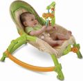 Fisher-Price Newborn-To-Toddler Portable Rocker, Lizards