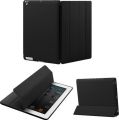 KHOMO DUAL CASE: Polyurethane Smart Cover FRONT   Hard Rubberized Poly-carbonate BACK Protector for Apple iPad 2