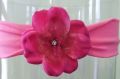 Madeline Baby Flower Headband HOT PINK