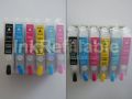 Refillable ink cartridge T0821~6 81N 82N 82 T082 Epson photo R290 R390 RX590 RX610 RX690 1410 TX800FW PRINTER