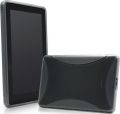 BoxWave Amazon Kindle Fire Case - BoxWave Kindle Fire BodySuit (Smoke Grey) - *** FREE Anti-Glare Screen Protector w/ purchase! See Promo Details!! *** Premium Slim-Fit TPU Gel Skin Case, Texturized for Extra No-Slip Grip for the Kindle Fire