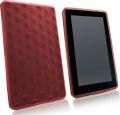BoxWave Kindle Fire Fairway Case - TPU Skin Case (More Durable and Tear-Resistant Than Silicone!) with Golf Inspired Texture for Stylish Look and Extra Grip - Amazon Kindle Fire Cases and Covers (Scarlet Red)