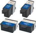 Two Each of Kodak #10 Black and Color Remanufactured Ink Cartridges