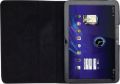 Black Folio Leather Case Cover for Motorola Xoom Tablet