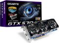 GIGABYTE GeForce GTX 570 1280MB GDDR5 PCI Express 2.0 2x DVI-I / mini-HDMI SLI Ready Graphics Card, GV-N570OC-13I Rev2.0