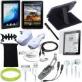 TsirTech 15-Item Accessory Bundle for New Apple iPad 3G tablet / Wifi model 16GB, 32GB, 64GB