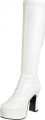 Funtasma by Pleaser Women's Exotica-2000 Boot,White Stretch Patent,9 M