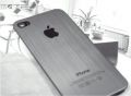 ATT Iphone 4 Back Cover Housing, Grey Metal Battery Door, Replacement back housing with interior Frame and free CROSS screwdriver (Email us with your Order ID Number for Star shape Screwdriver) - kkintrade