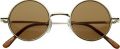 Small Retro-Vintage Style Lennon Inspired Round Metal Circle Sunglasses