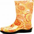 Sloggers 5003YL08 Women's Wildflower Tallboot, Yellow, Size-8