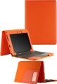 HHI Keyboard Case with Slim Portfolio Stand Cover for Asus Transformer Pad TF300 - Orange with HandHelditems Sketch Stylus Pen