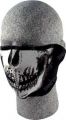 ZANheadgear Neoprene 1/2 Face Glow in the Dark, Skull Face Mask