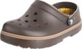 Crocs Cobbler Plaid Lined Clog (Toddler/Little Kid/Big Kid),Espresso/Khaki,6-7 M US Toddler