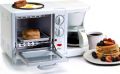 Maxi-Matic EBK-200 Elite Cuisine 3-in-1 Breakfast Station 4-Cup Coffee Maker, White