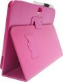 Worldshopping&reg; Hot Pink PU Leather Stand Case Flip Cover Pouch With Touch Stylus Pen Slot Holder Design For Samsung Galaxy Note 10.1 inch N8000 N8010 N8013 Tablet +Free Accessory, Gifts From Worldshopping&reg;