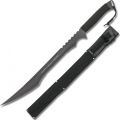 27" Full Tang Black Blade Fantasy Ninja Sword w/ Sheath