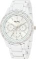 XOXO Womens XO5408  White Bracelet With Rhinestones Accent  Watch