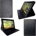 High Quality Leather Folio Case Cover with Multi-Angle Asus Eee Pad Transformer Prime 10.1-Inch TF201 Android Tablet-Black